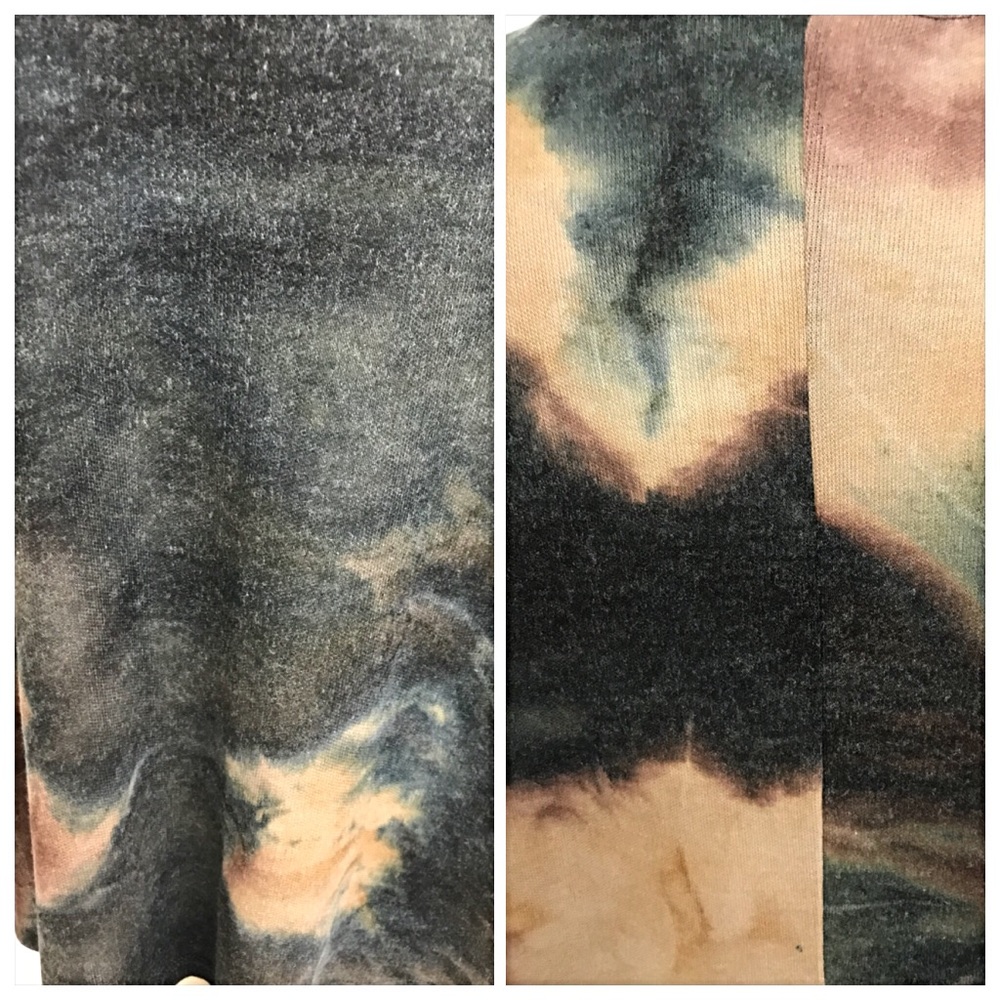 Tie Dye Cold Shoulder Tunic Top SM NEW - Picture 6 of 6